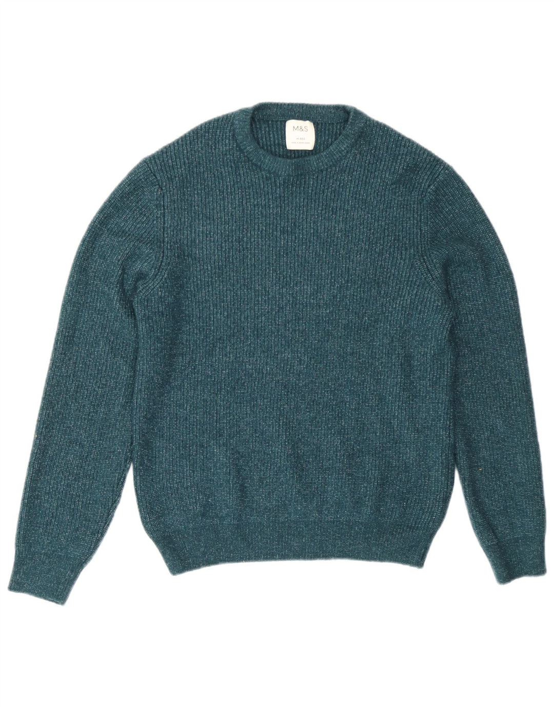Pulover pentru femei Marks & Spencer cu decolteu triplu UK 14 Medium Green Flecked