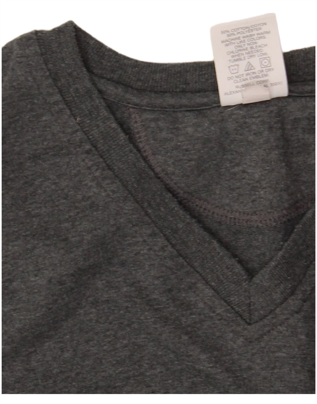 Vest Top pentru femei RUSSELL ATHLETIC UK 16 mare bumbac gri