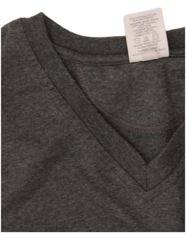 Vest Top pentru femei RUSSELL ATHLETIC UK 16 mare bumbac gri