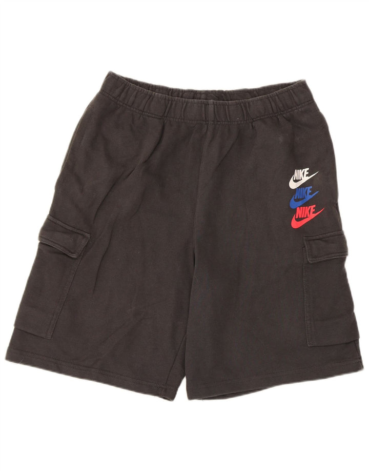 Pantaloni scurți sport Nike Graphic Cargo pentru bărbați, bumbac gri mediu