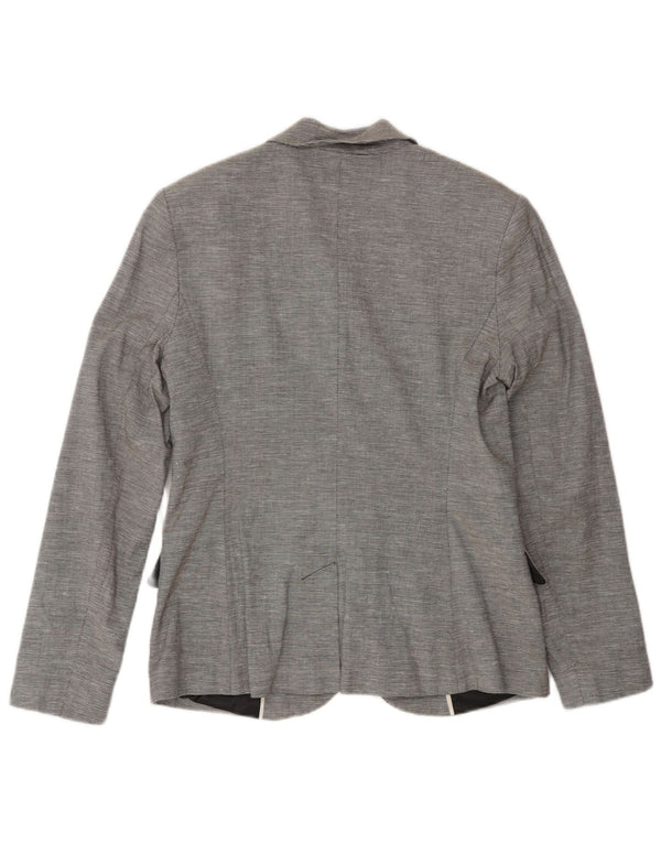 Sacou blazer pentru femei French Connection, cu 2 nasturi, UK 12, gri mediu, cu dungi
