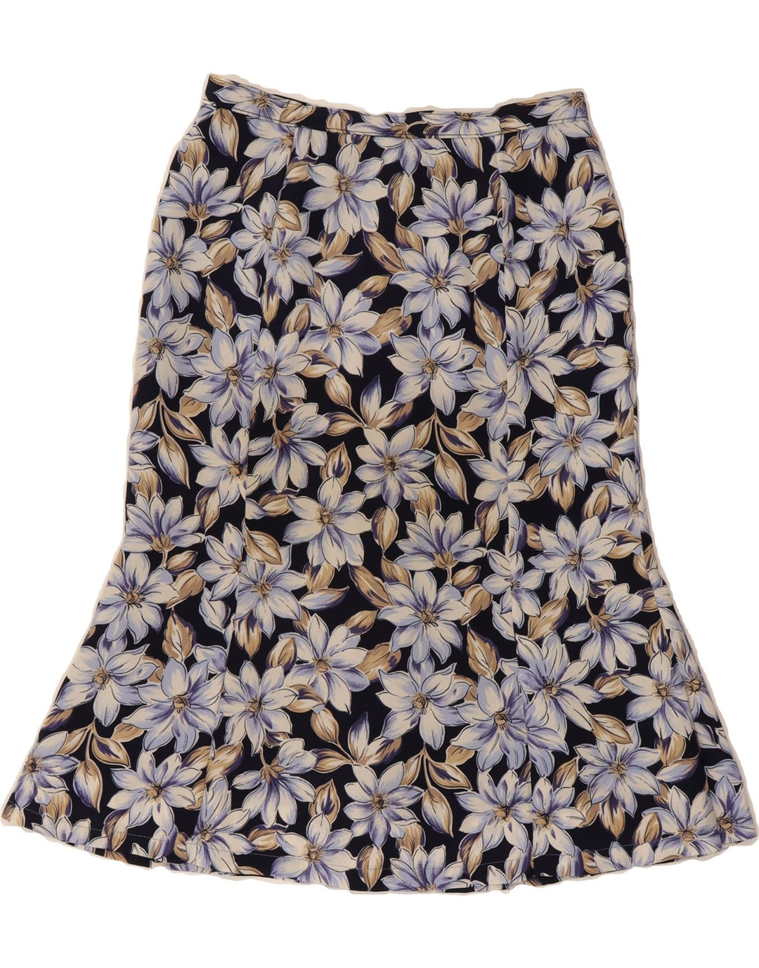 EASTEX Womens A-Line Skirt W27 Small  Black Floral Vintage Eastex and Second-Hand Eastex from Messina Hembry 