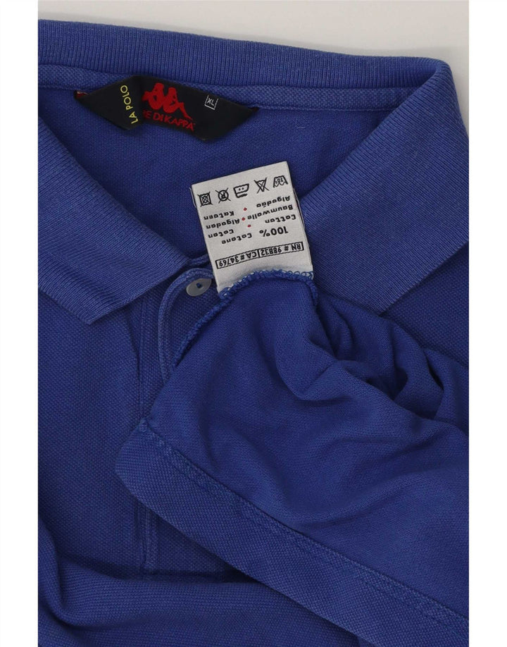 Cămașă polo pentru bărbați Kappa XL Bumbac albastru