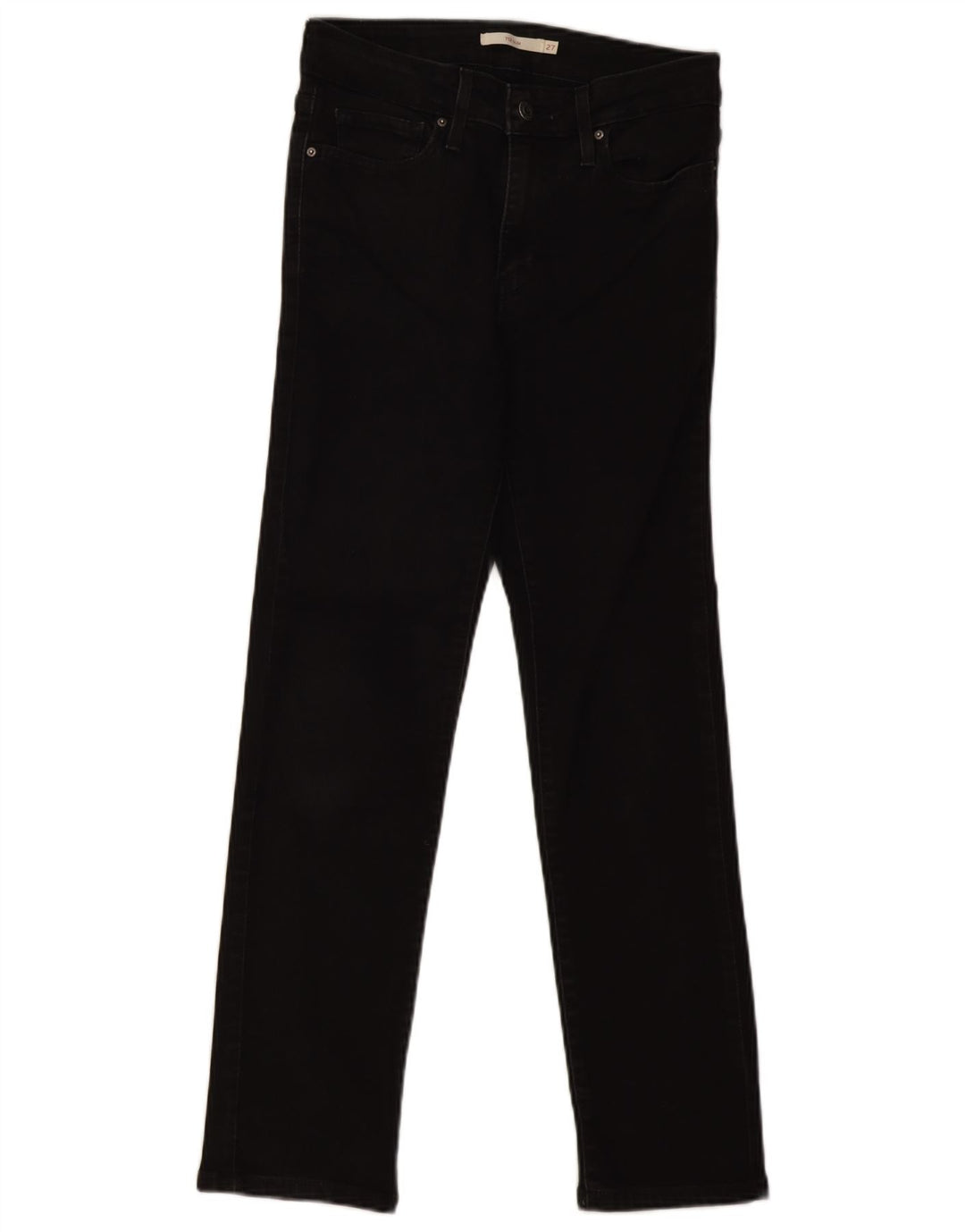 Blugi Levi's 712 Slim pentru femei W27 L28 bumbac negru