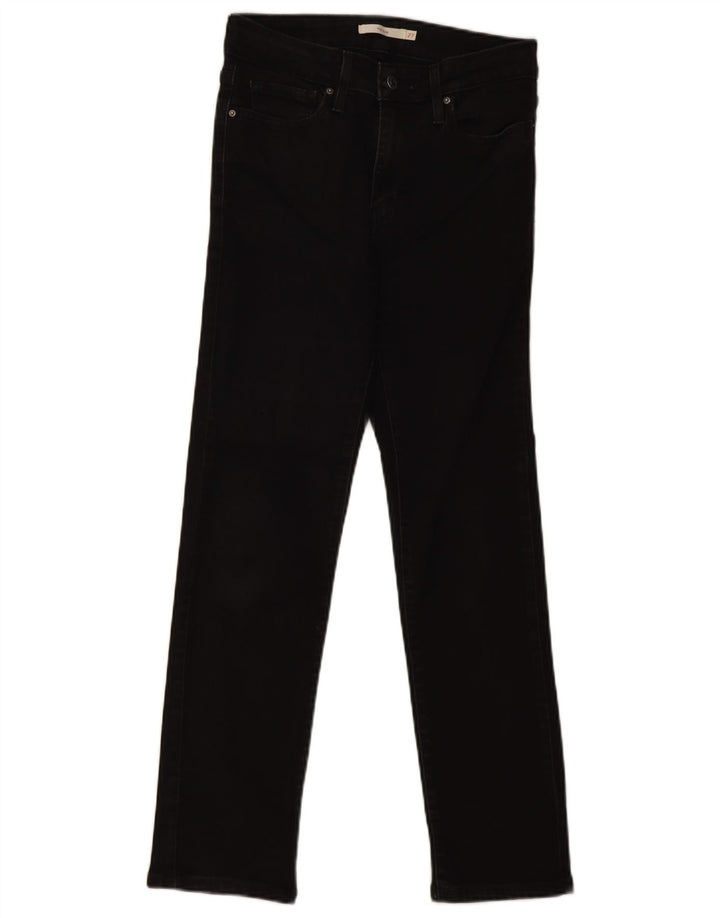 Blugi Levi's 712 Slim pentru femei W27 L28 bumbac negru