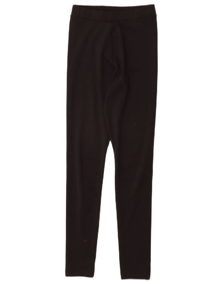 Leggings grafic Adidas pentru femei UK 8 Small Black