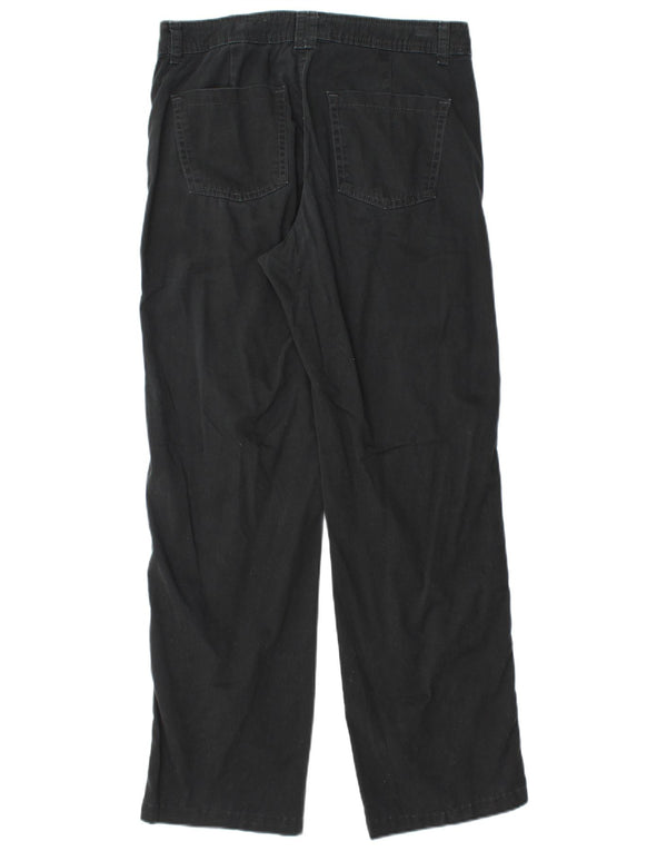 Pantaloni casual Lee pentru femei, cu croiala clasică, US 6 Medium W30 L31, bumbac negru