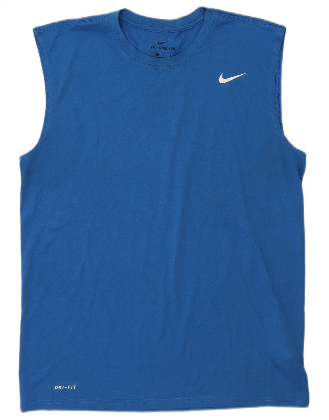 Vesta Dri Fit Nike pentru bărbați, mare, albastru, poliester