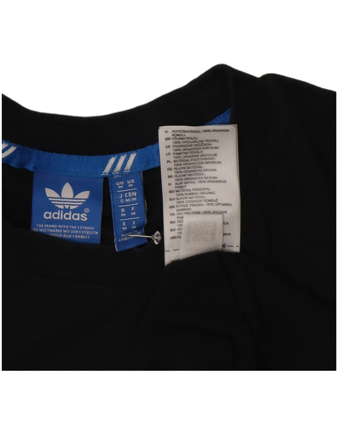 Tricou grafic Adidas pentru bărbați Top mediu negru bumbac