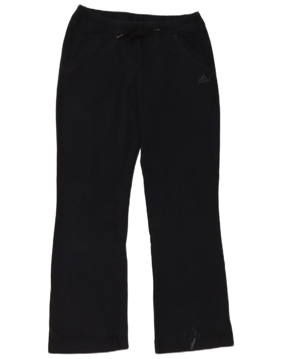 Pantaloni de trening ADIDAS pentru femei UK 12, bumbac mediu negru