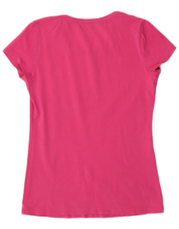 Tricou cu grafic Climalite Adidas pentru femei Top UK 12 Medium Pink