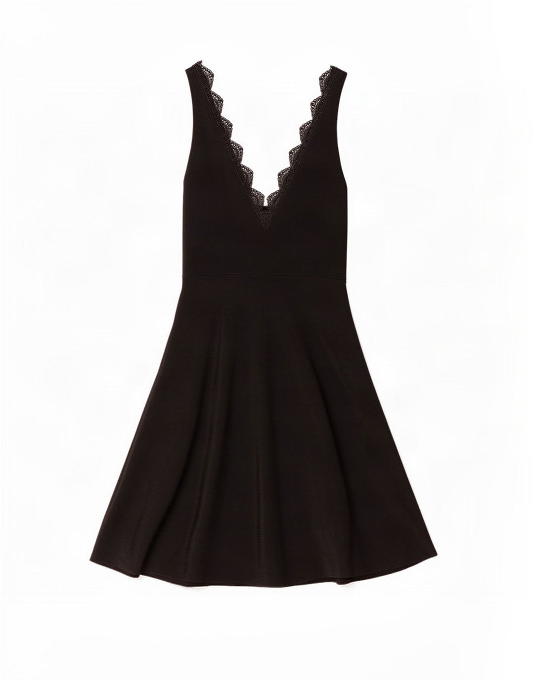 Rochie A-Line fără mâneci Zara pentru femei UK 12 Medium Black Viscose