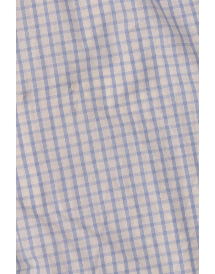 Cămașă Musto Slim Fit pentru bărbați, mare, alb, vichy