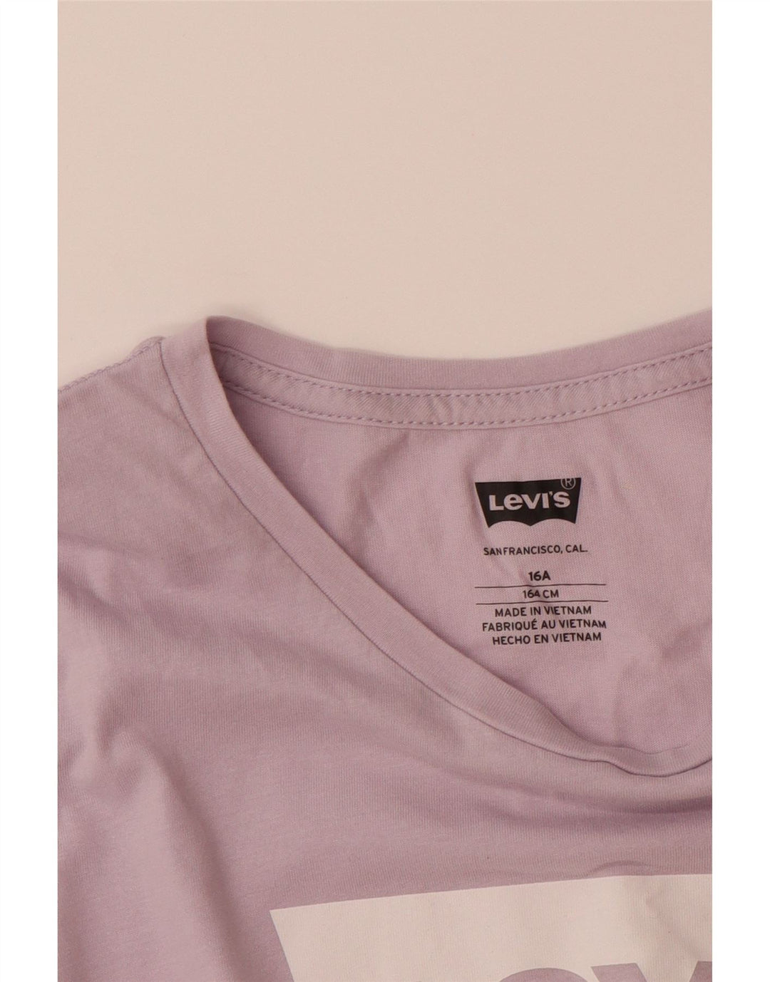 Tricou grafic pentru fete LEVI'S Top 15-16 ani violet