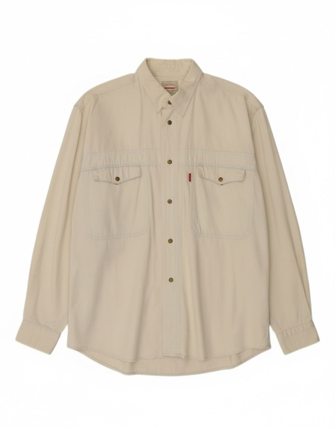 Cămașă de blugi pentru bărbați Carrera, mică, alb