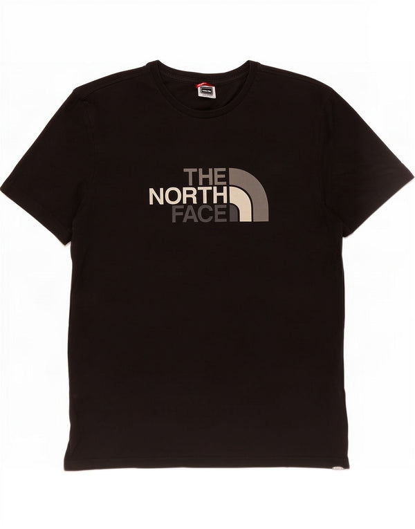 Tricou grafic pentru bărbați The North Face Top mare din bumbac negru