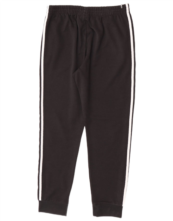 Pantaloni de trening pentru bărbați Adidas Pantaloni de jogging, mari, negru, poliester