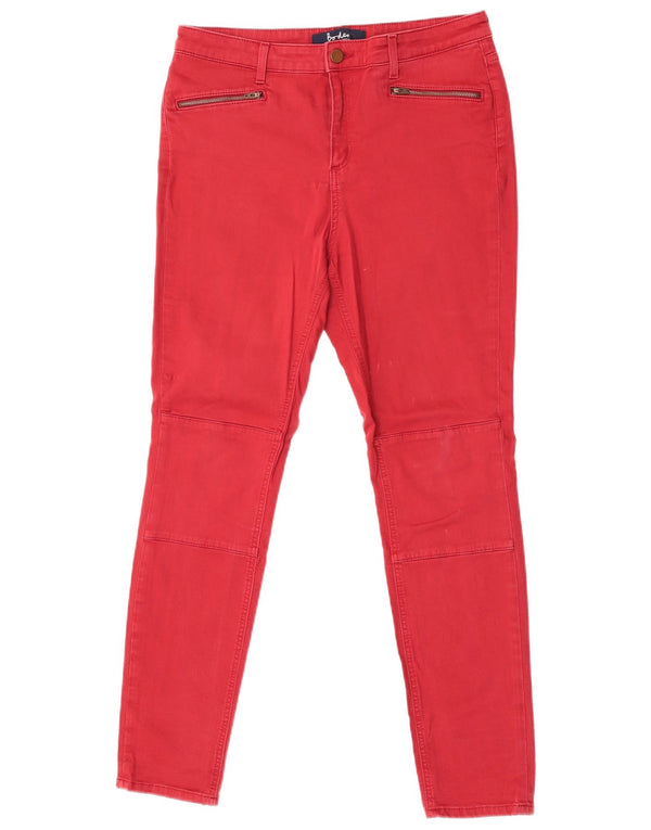 Pantaloni de damă Boden Brighton Skinny Casual UK 14 Large W32 L30 Red