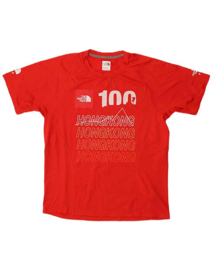 Tricou grafic The North Face Hong Kong pentru bărbați Top Medium Red Poliester