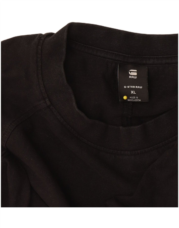Tricou grafic pentru bărbați G-Star Top XL Negru
