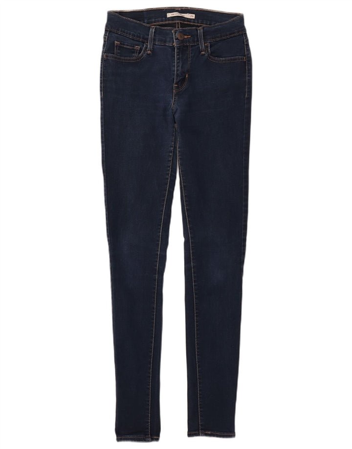 Blugi LEVI'S 710 Super Skinny W26 L30 Poliester bleumarin