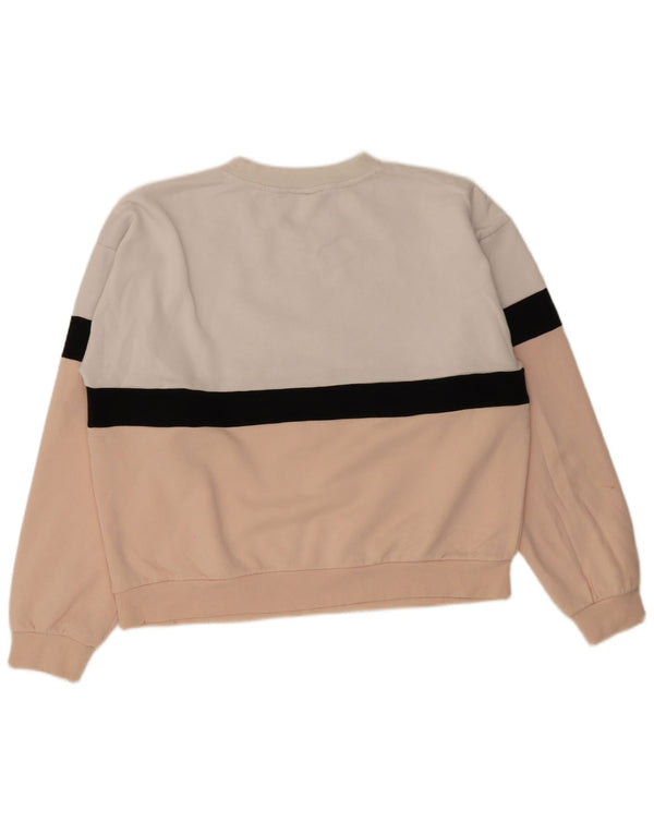 Pulover cu grafic pentru femei Fila UK 22 3XL Roz Poliester color bloc