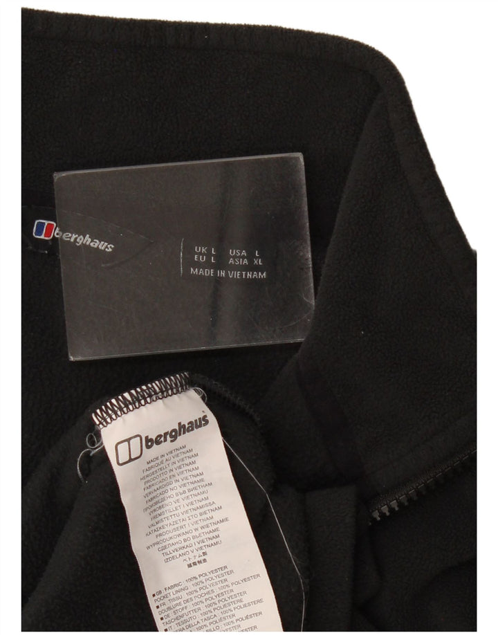 Jachetă fleece pentru femei Berghaus UK 16, mare, negru, poliester