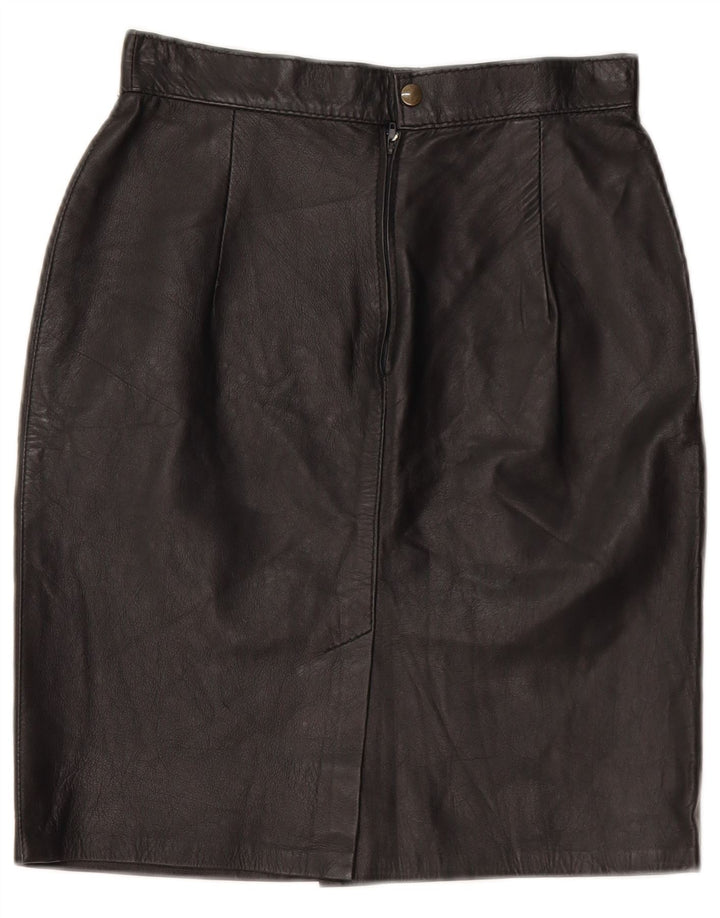 Fusta Creion Femei Caracciolo W26 Piele Neagra Mica