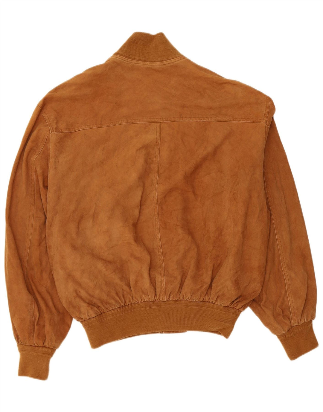 Bomber vintage pentru bărbați din piele intoarsa IT 50 mare, bej