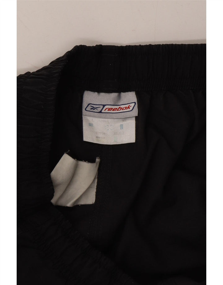 REEBOK Mens Tracksuit Trousers Large Black Vintage Reebok and Second-Hand Reebok from Messina Hembry 