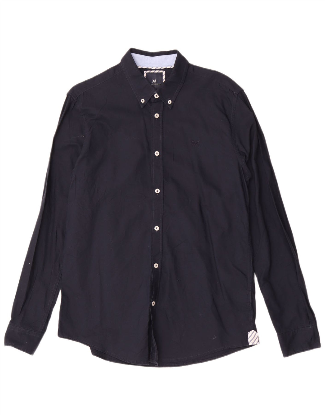 Crew Clothing Cămașă Slim Fit pentru bărbați Bumbac mediu albastru bleumarin