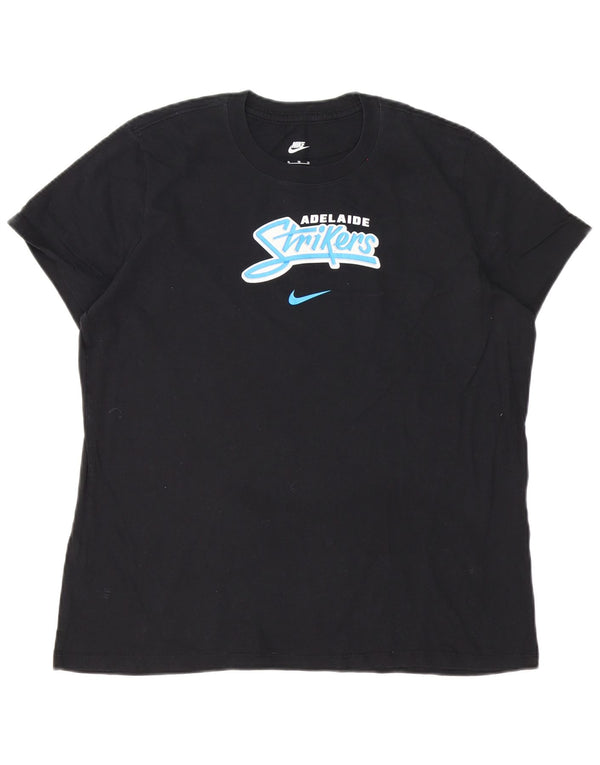 Tricou grafic Nike pentru bărbați Adelaide Strikers Top XL bumbac negru