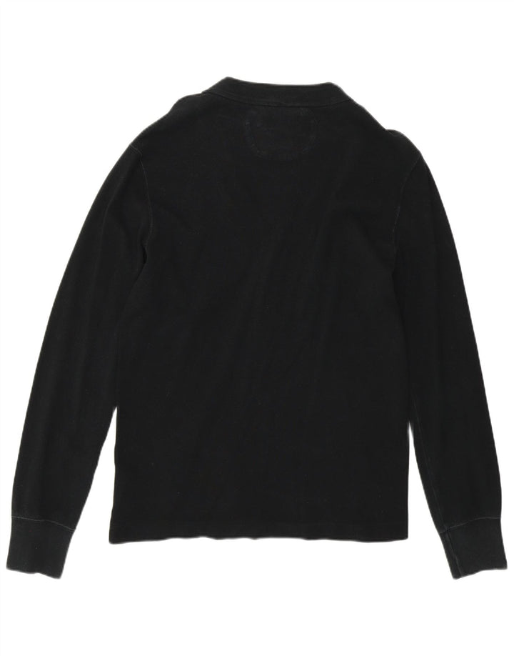 Pulover cardigan POLO RALPH LAUREN pentru bărbați, bumbac negru mic