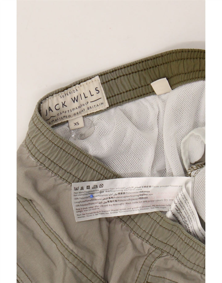 Pantaloni scurți de înot Jack Wills pentru bărbați XS Kaki Poliamidă