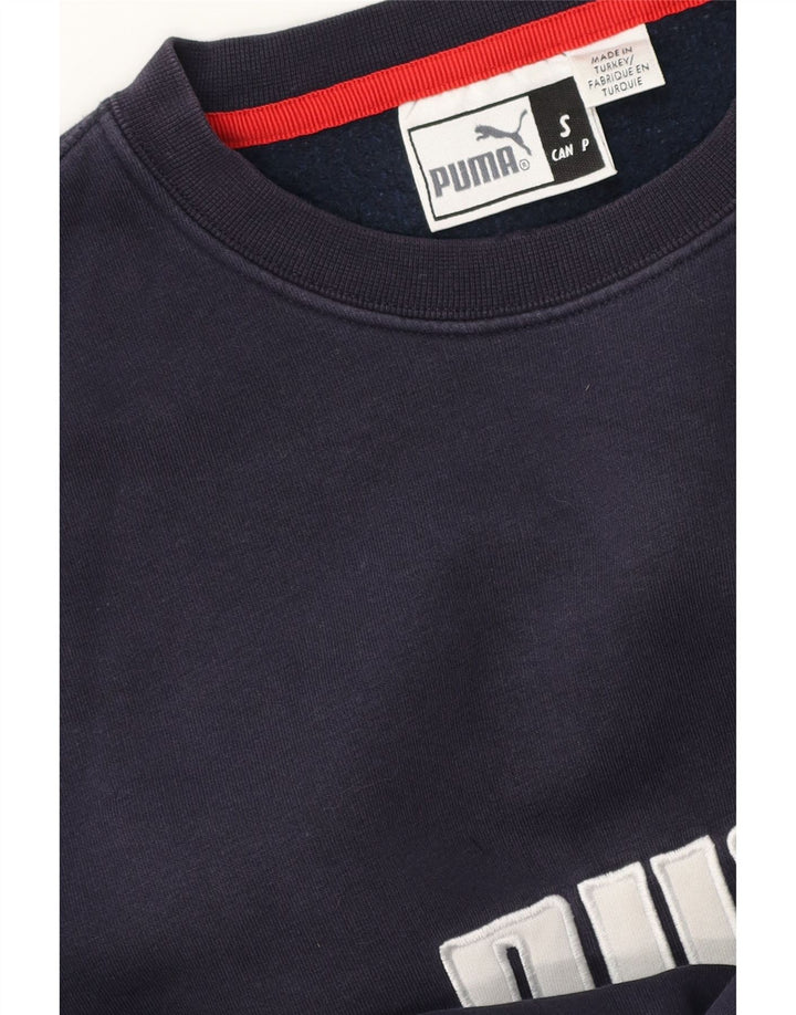 Pulover cu grafică Puma pentru bărbați, bleumarin, mic