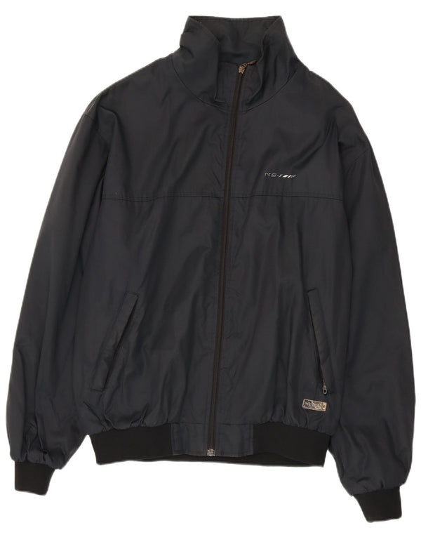 North Sails Mens Bomber Jacket UK 42 XL Black Polyamide