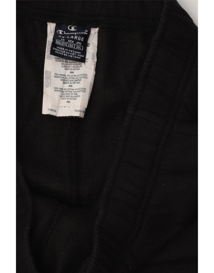 Pantaloni de trening pentru bărbați CHAMPION 2XL bumbac negru