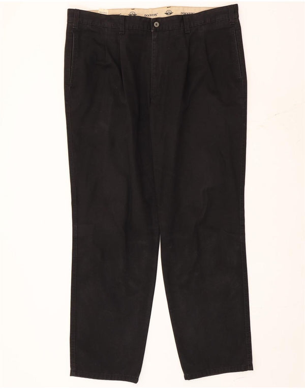 Pantaloni chino pentru bărbați Dockers Pegged W42 L32 negru