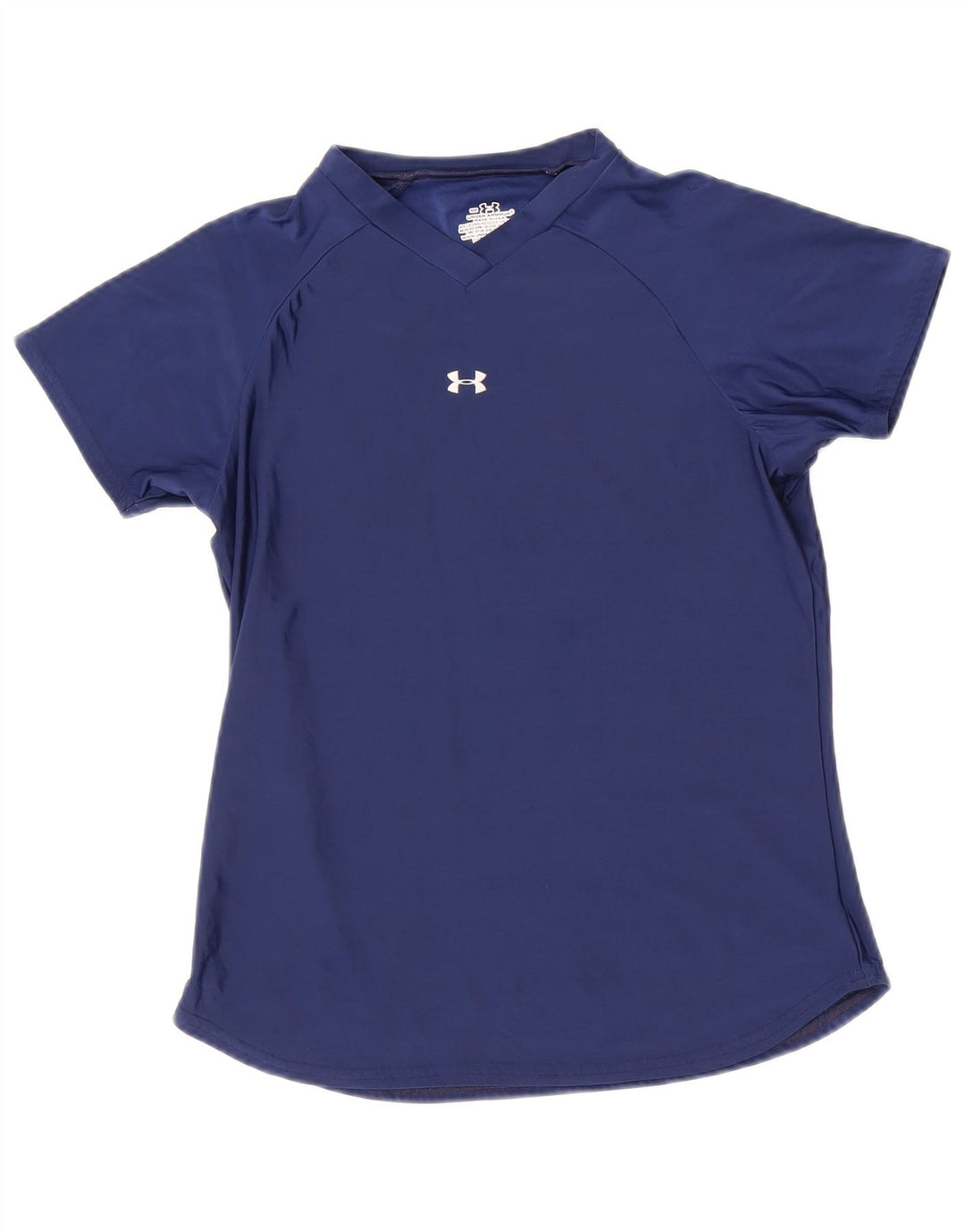 Tricou Under Armour pentru femei Top mic din poliester bleumarin