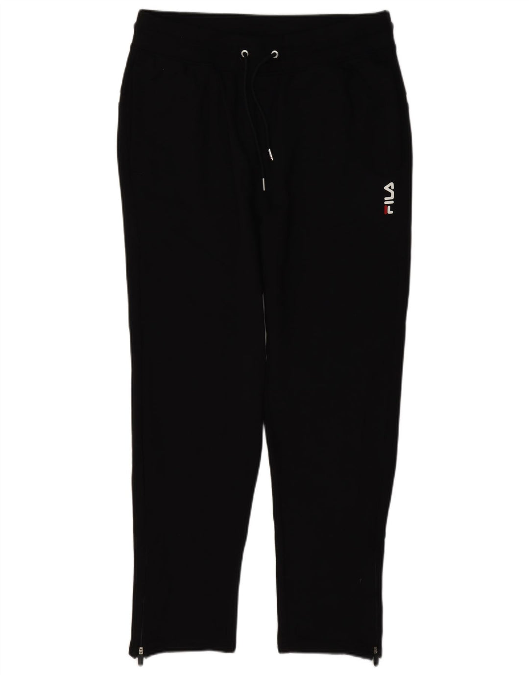 Pantaloni de trening Fila pentru bărbați, bumbac mediu negru