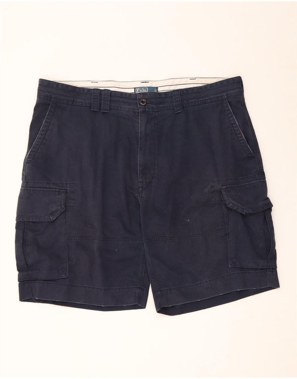 Pantaloni scurți cargo pentru bărbați Polo Ralph Lauren W42 2XL bumbac bleumarin