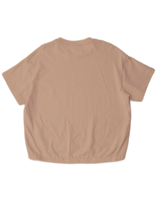 Massimo Dutti Tricou Femei Top UK 16 Mare Bej Bumbac