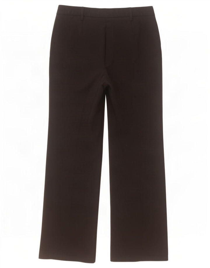 Pantaloni de costum Bootcut pentru femei Marks & Spencer UK 12 Medium W32 L30 Negru
