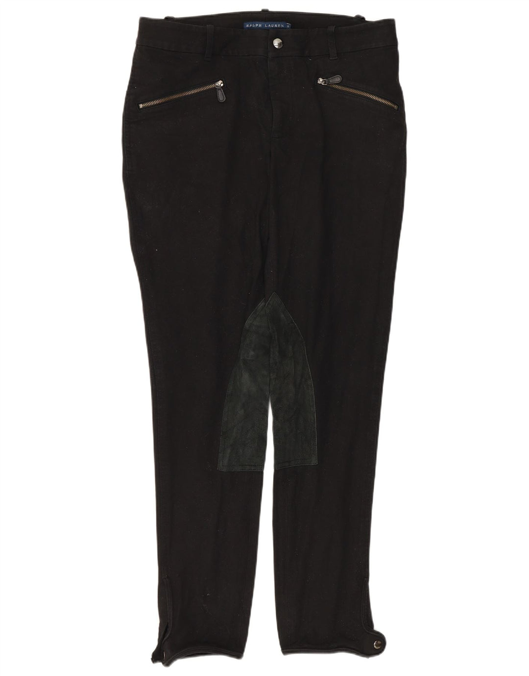 Pantaloni de călărie subțiri pentru femei Ralph Lauren US 8 Medium W30 L28 Bumbac negru
