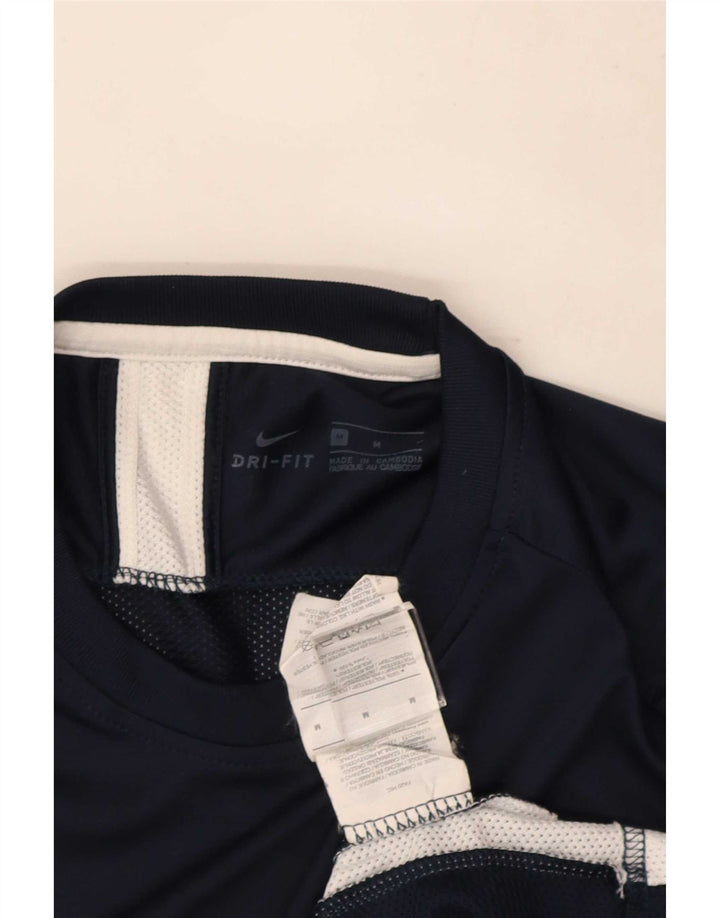 Tricou Nike Dri Fit pentru bărbați Top Mediu Bleumarin Poliester Colorblock