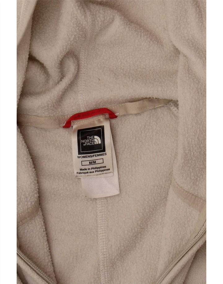 Jachetă polară cu glugă The North Face pentru femei UK 12 Medium Beige Poliester