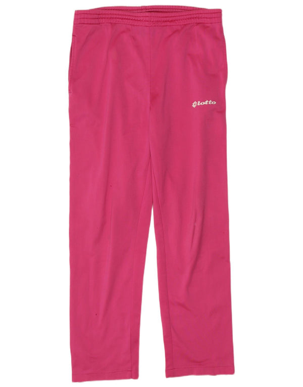 Pantaloni de trening grafic Lotto pentru femei UK 14 mare, roz, color block