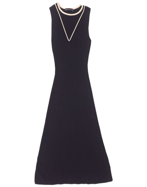 Rochie cu pulover fără mâneci pentru femei Marks & Spencer UK 10 Mic bleumarin