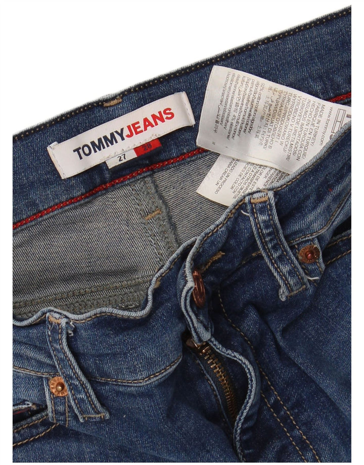 Blugi skinny pentru femei TOMMY HILFIGER L27 L28 Bumbac albastru