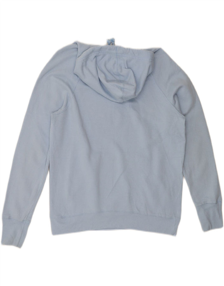 CHAMPION Womens Graphic Hoodie Jumper UK 16 Large Blue Polyester Vintage Champion and Second-Hand Champion from Messina Hembry 